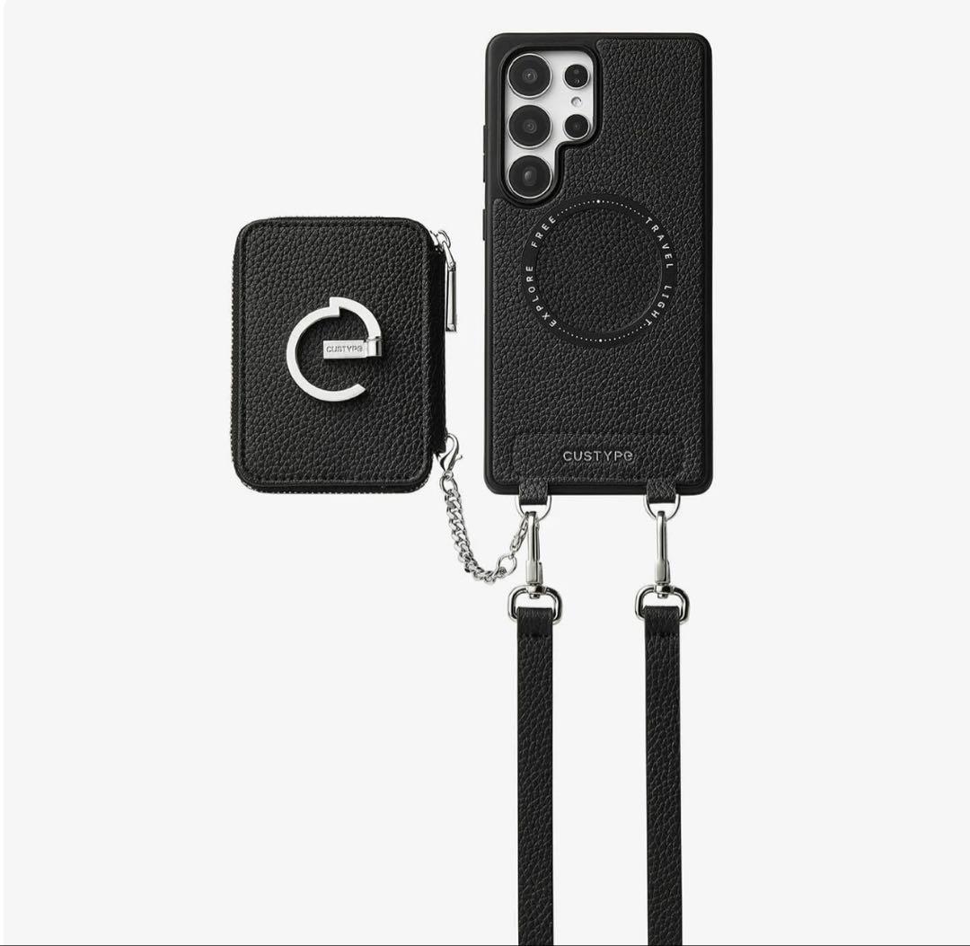 CUSTYPe iPhone 16 Pro MAXショルダーケース、ポーチ付き