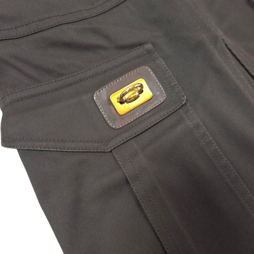 スカート GUCCI Dark Brown Mini Skirt 40