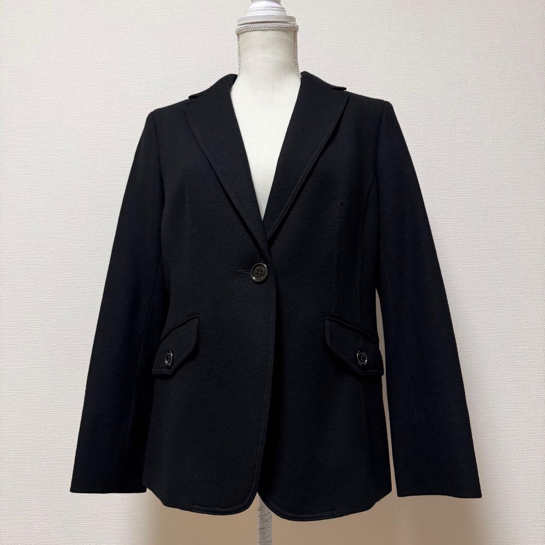 バーバリーロンドン　テーラードジャケット　メガチェック　黒　大きいサイズ　3L