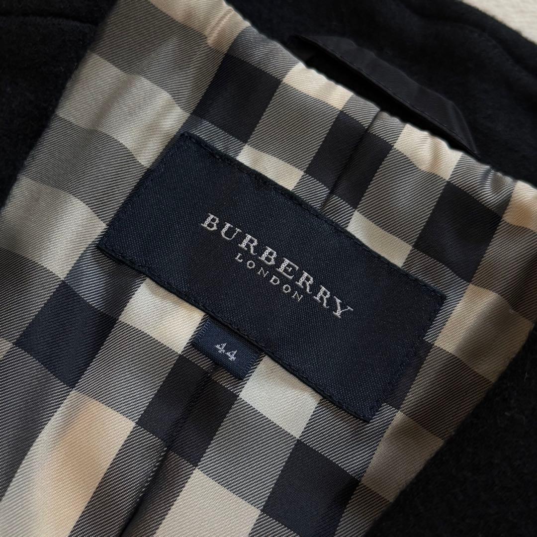 バーバリーロンドン　テーラードジャケット　メガチェック　黒　大きいサイズ　3L