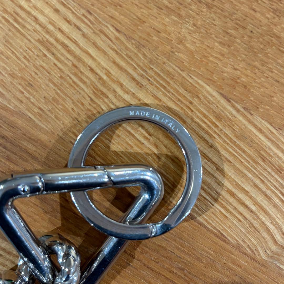 【美品】ボッテガヴェネタ　メタルノット　キーリング　キーホルダー　キーチェーン