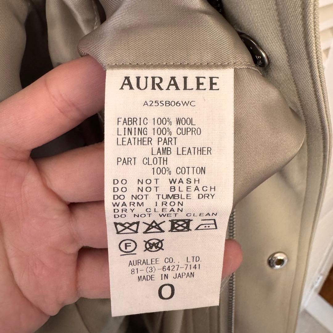 AURALEE WOOL MAX CANVAS BLOUSON オーラリー