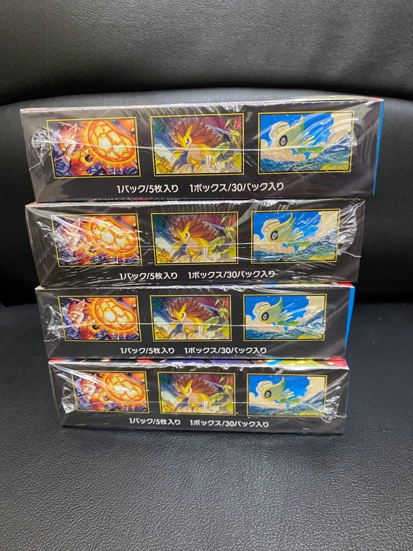 ポケモンカード　新品シュリンク付　メガブレイブ4BOX