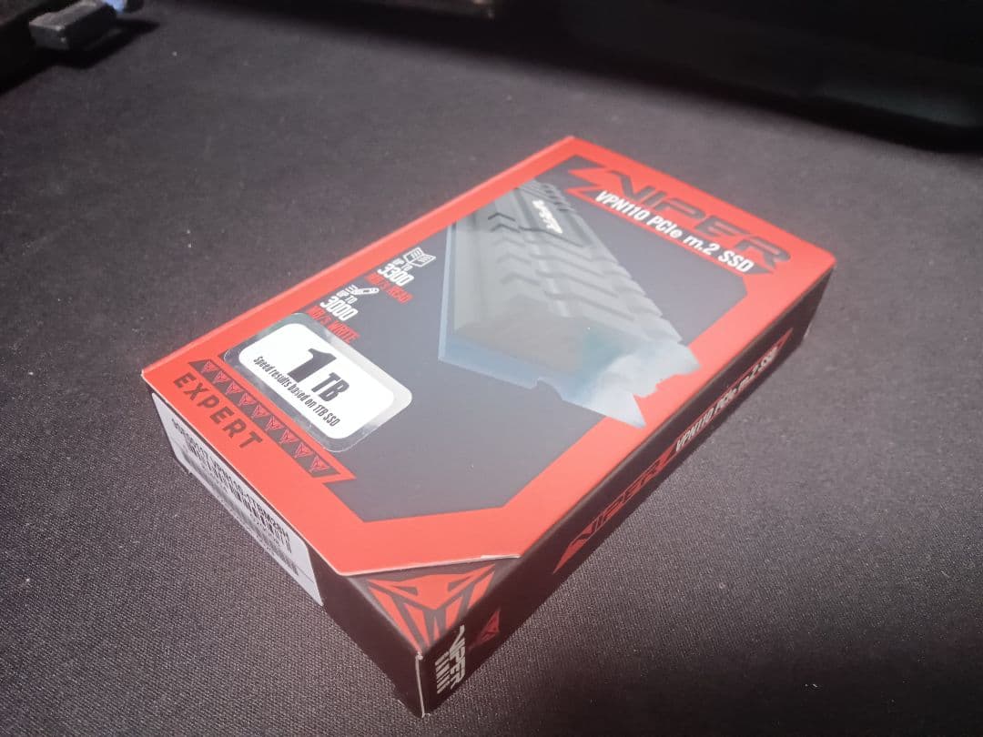 Viper M.2 SSD 1TB 大型ヒートシンク