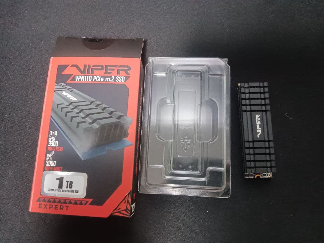 Viper M.2 SSD 1TB 大型ヒートシンク