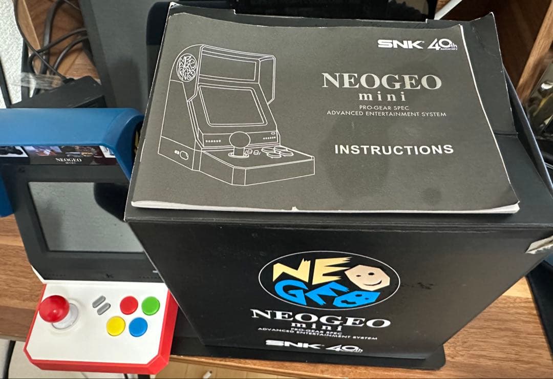 NEOGEO mini コントローラー2個、ケーブル、ACアダプターセット
