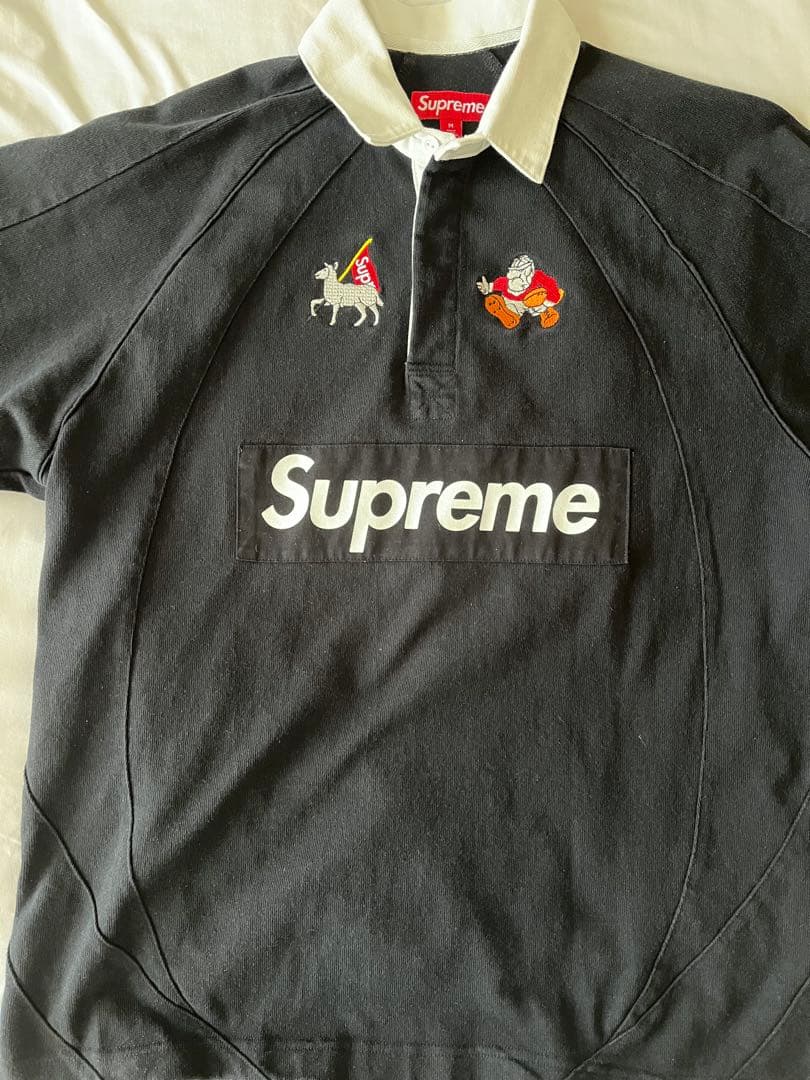 ウェア Supreme S/S Rugby \"Black\" size M
