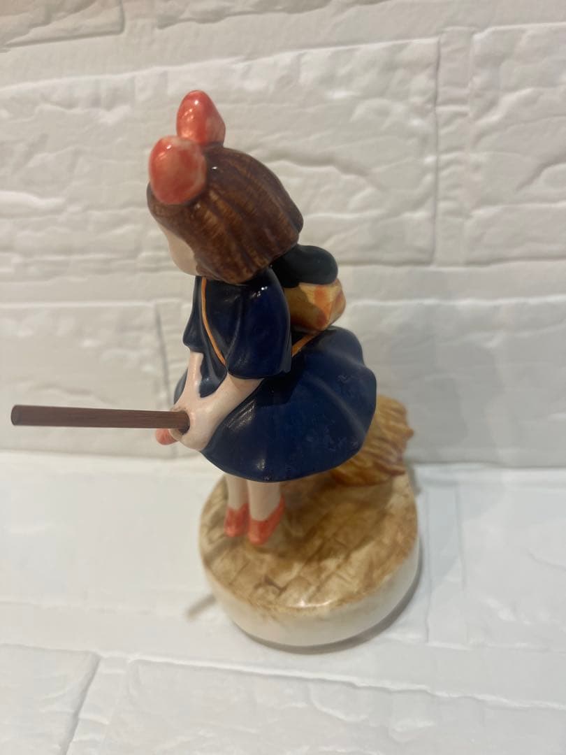 スタジオジブリ　魔女の宅急便 オルゴール ルージュの伝言 キキ　ジジ　陶器製