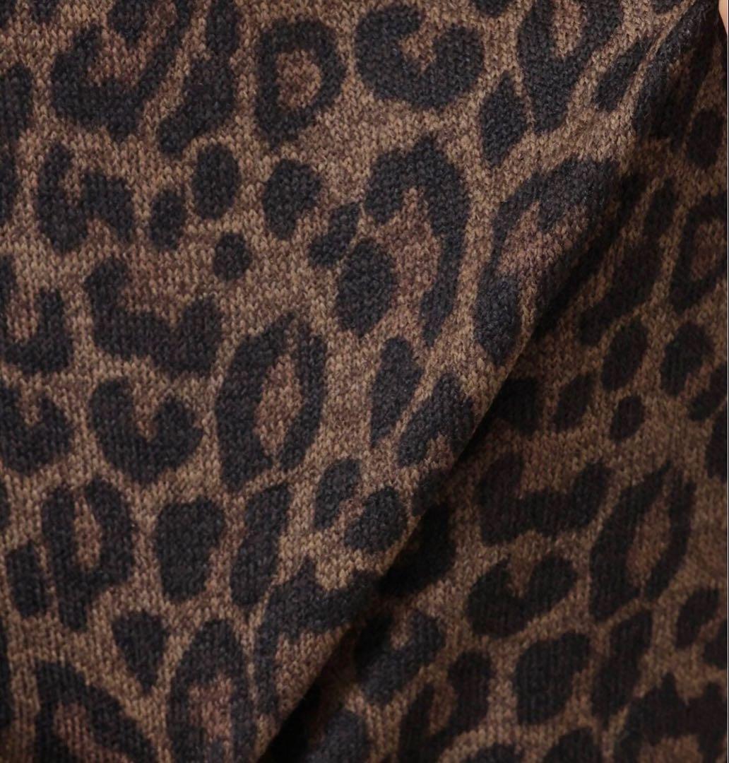 ジャーナルスタンダードラックス⭐︎レオパードフーディ ブラウン　新品