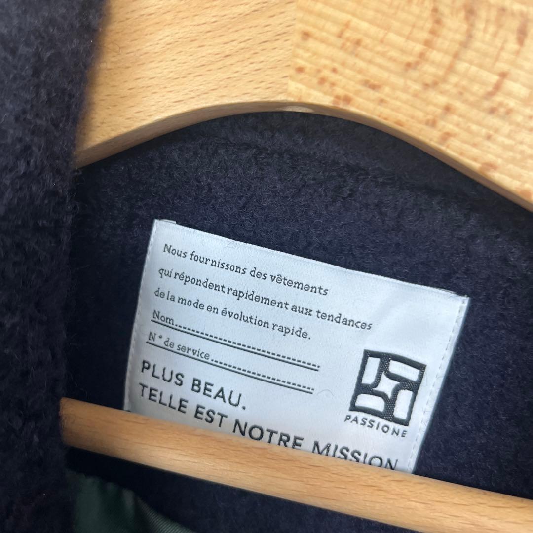 PASSIONE パシオーネ　コクーンシルエットウール混チェスターコート