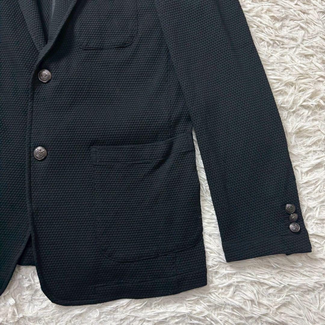 未使用級　ブラックレーベルクレストブリッジ　テーラードジャケット　ワッフル　L