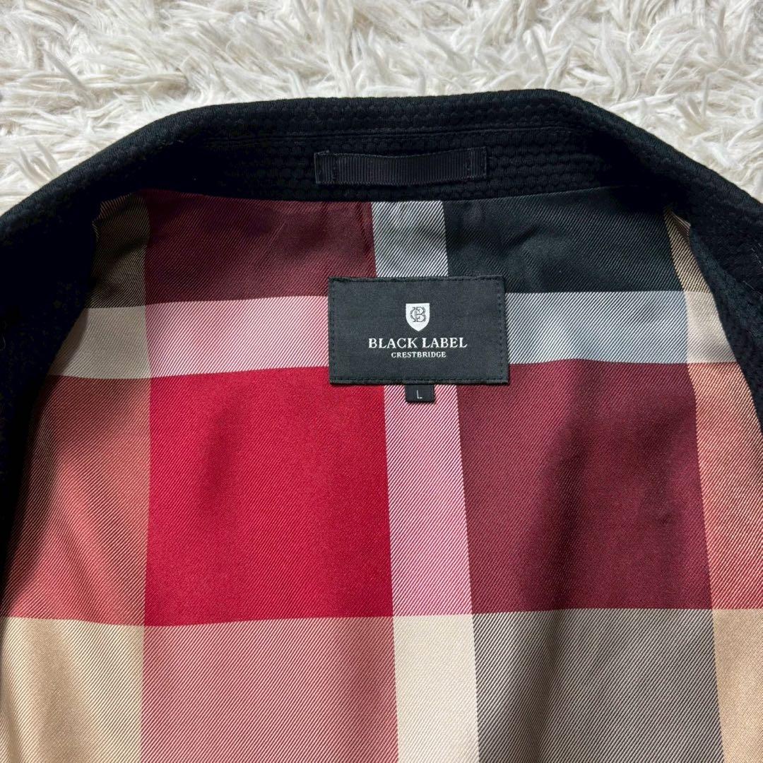 未使用級　ブラックレーベルクレストブリッジ　テーラードジャケット　ワッフル　L