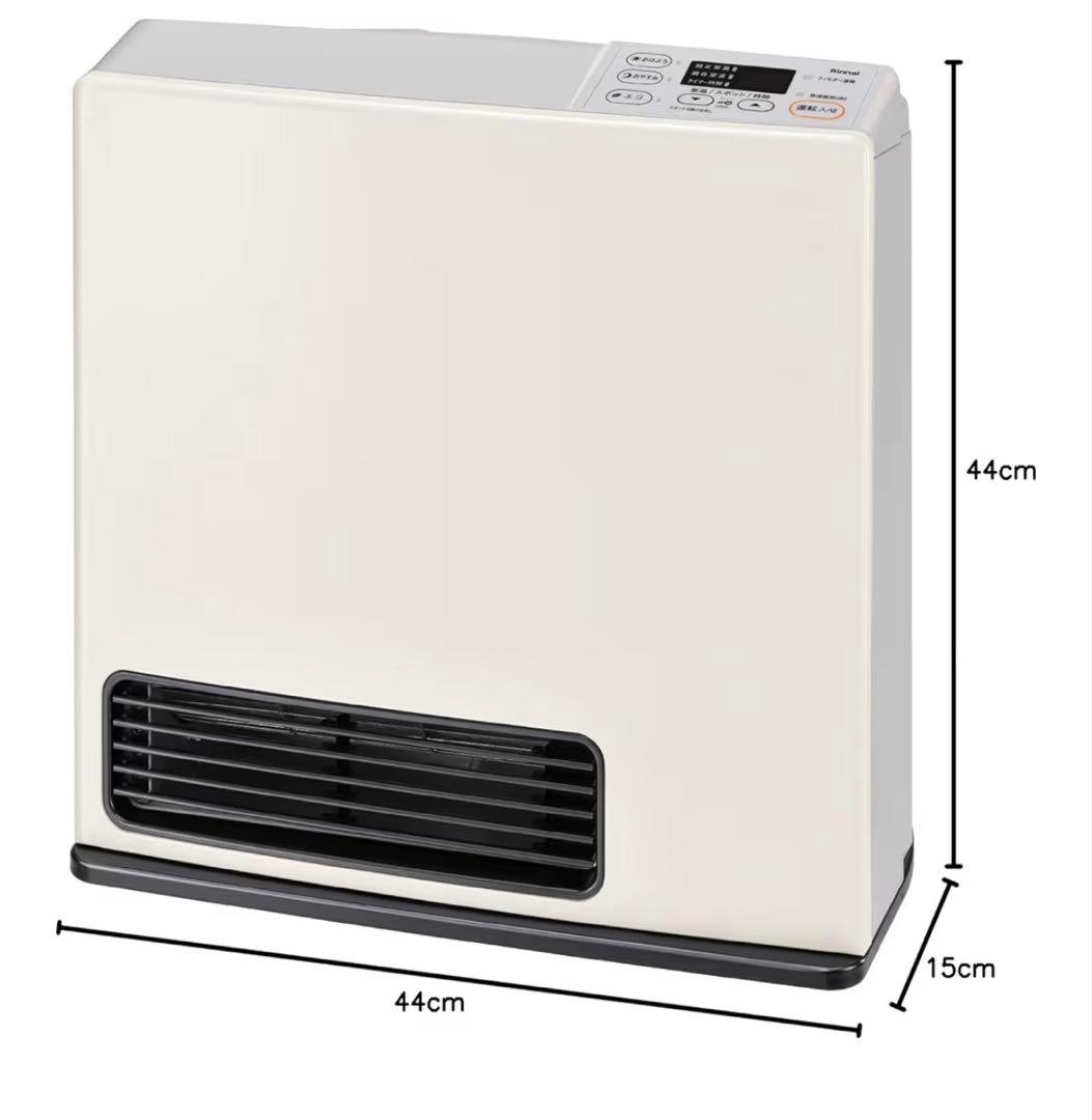 【2025年10月購入】リンナイ ガスファンヒーター SRC-365E 都市ガス