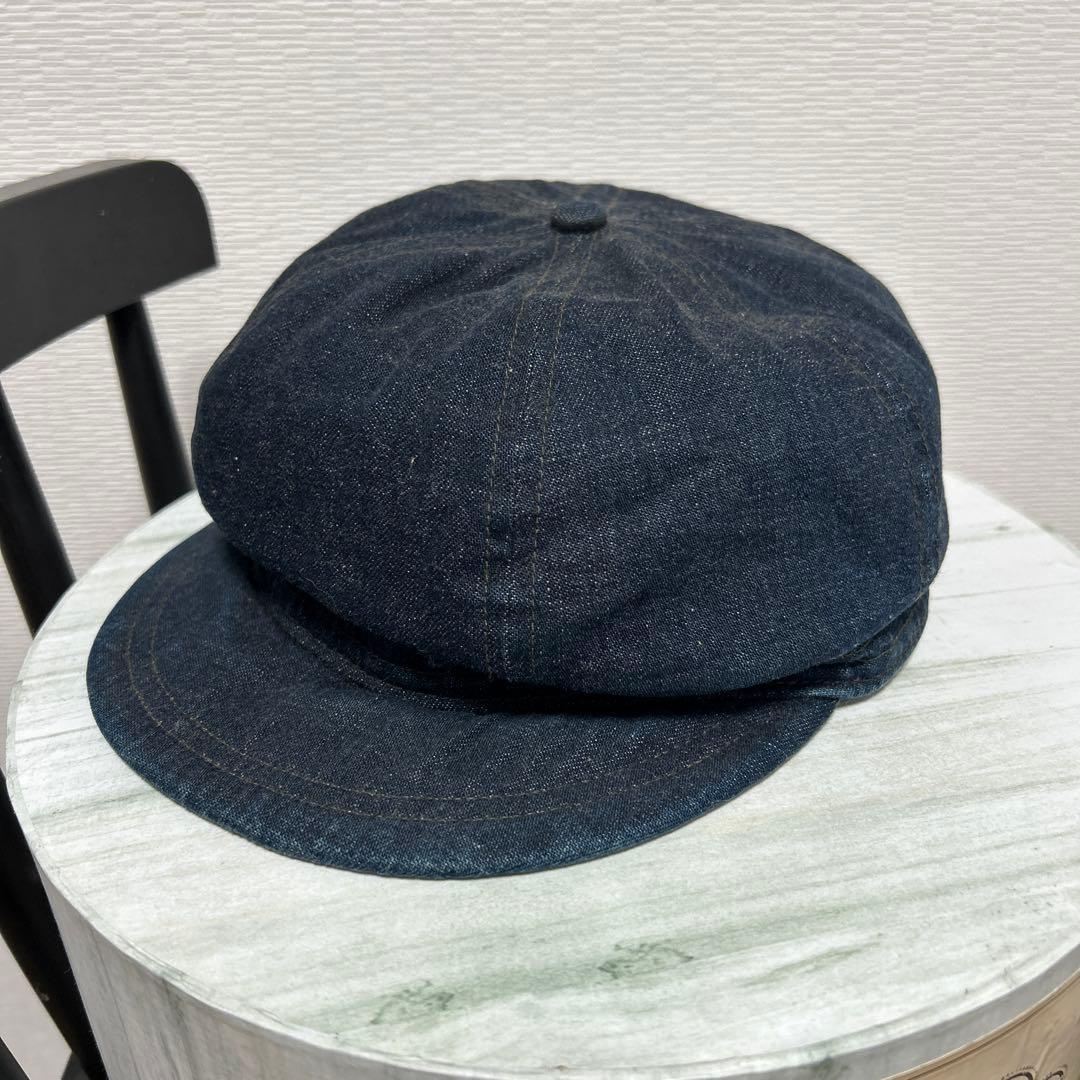 RRL デニム　インディゴ　キャップ