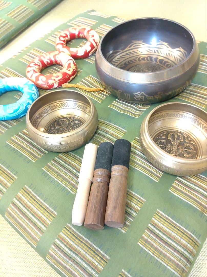 シンギングボウル 瞑想 浄化 ヨガ 波動 ヒーリング 3個セット