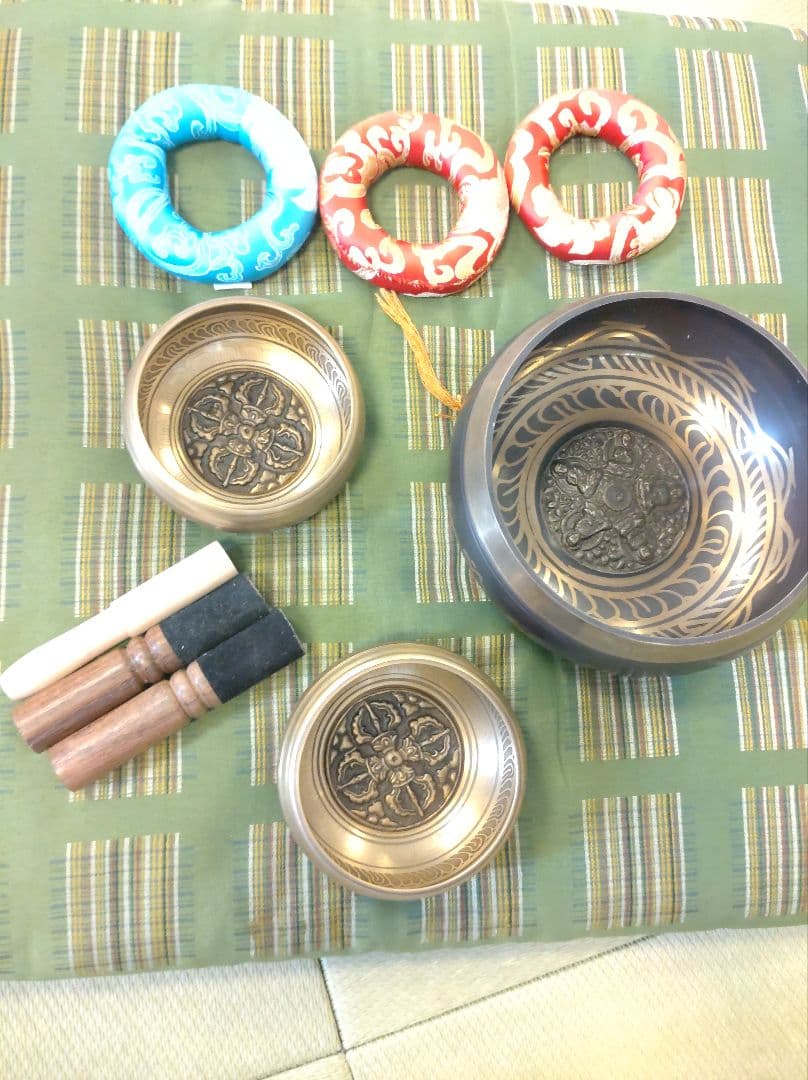 シンギングボウル 瞑想 浄化 ヨガ 波動 ヒーリング 3個セット