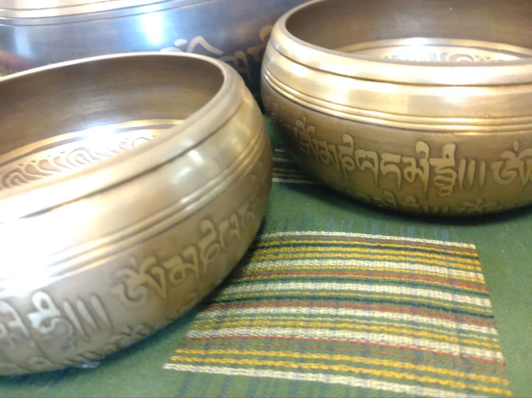 シンギングボウル 瞑想 浄化 ヨガ 波動 ヒーリング 3個セット