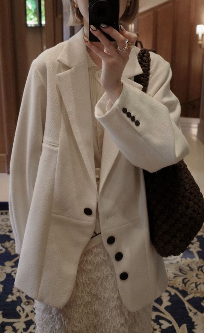 eaphi CLASSIC WOOL WAVE JACKET新品即発送