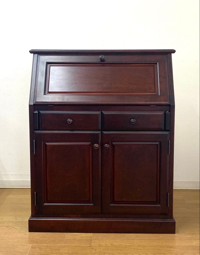 蝦夷民芸 えぞ ライティングデスク ビューロ 学習机 収納 机 デスク