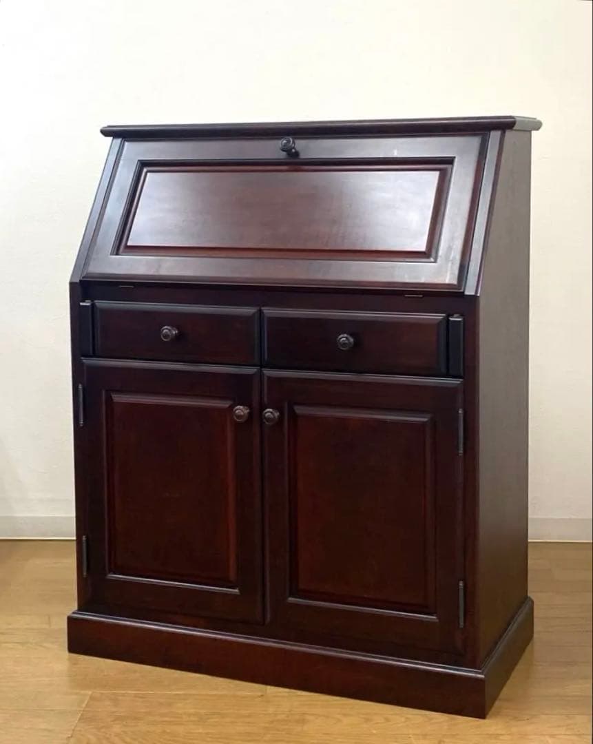 蝦夷民芸 えぞ ライティングデスク ビューロ 学習机 収納 机 デスク