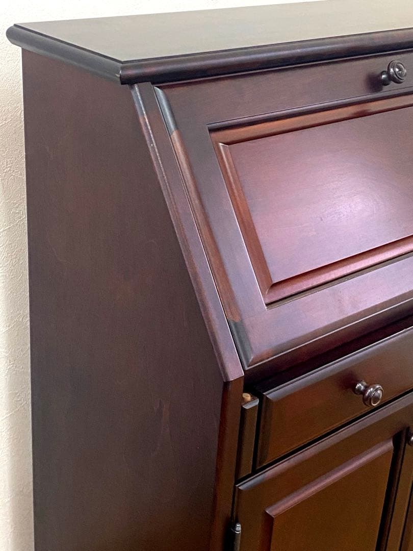 蝦夷民芸 えぞ ライティングデスク ビューロ 学習机 収納 机 デスク