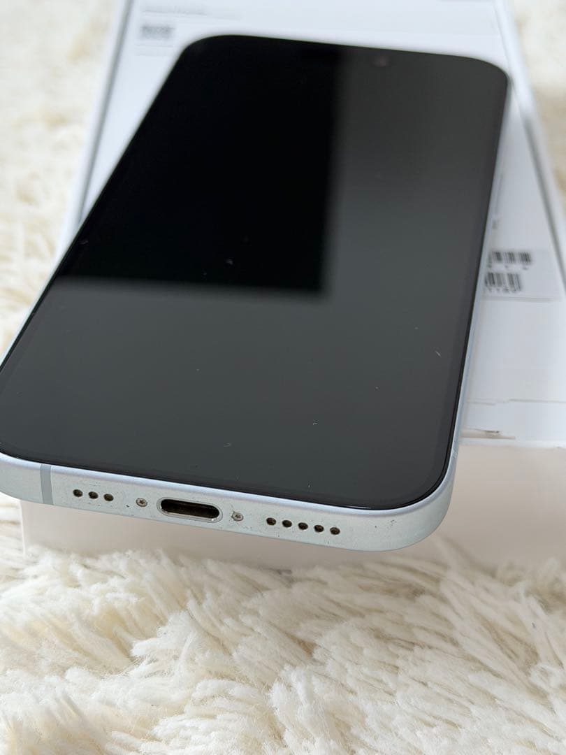 iPhone 15 ブルー 128GB 本体 SIMフリー バッテリー85%