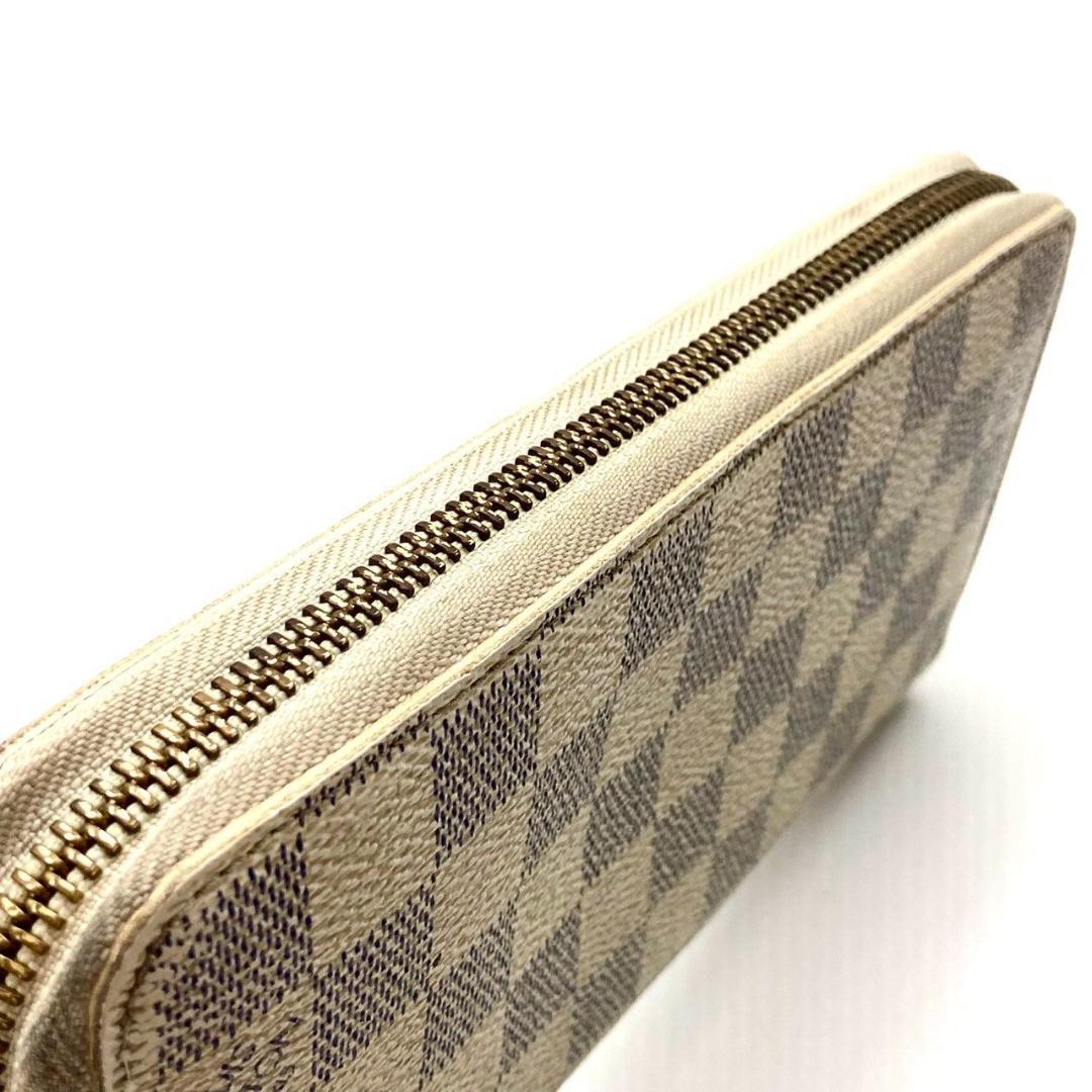 ルイヴィトン ダミエ アズール ジッピーウォレット ホワイト 長財布 71017