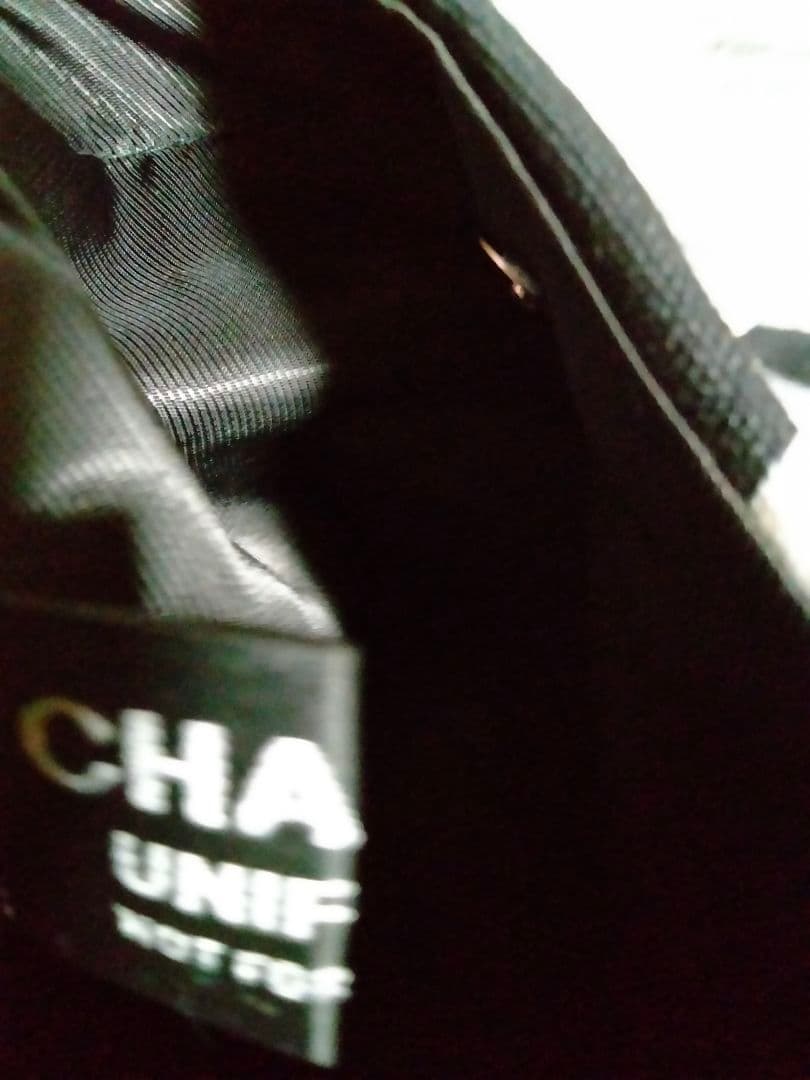 シャネル ノベルティ トートバッグ ブラックホワイト柄 未使用