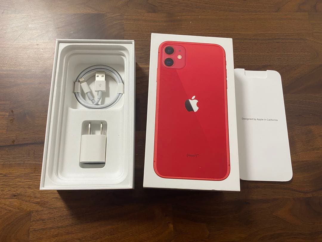 美品　iPhone 11 256 GB SIMフリー　レッド　本体