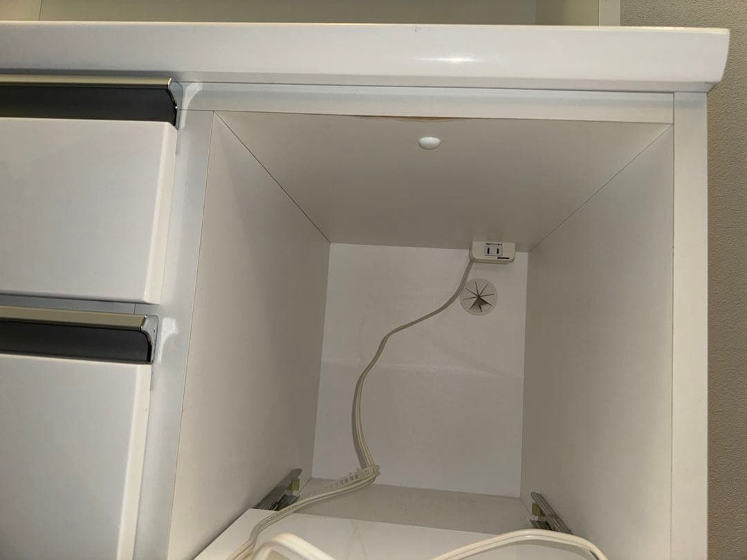 奈良発 ニトリ UPレジューム90 食器棚 ハイタイプ キッチン レンジボード