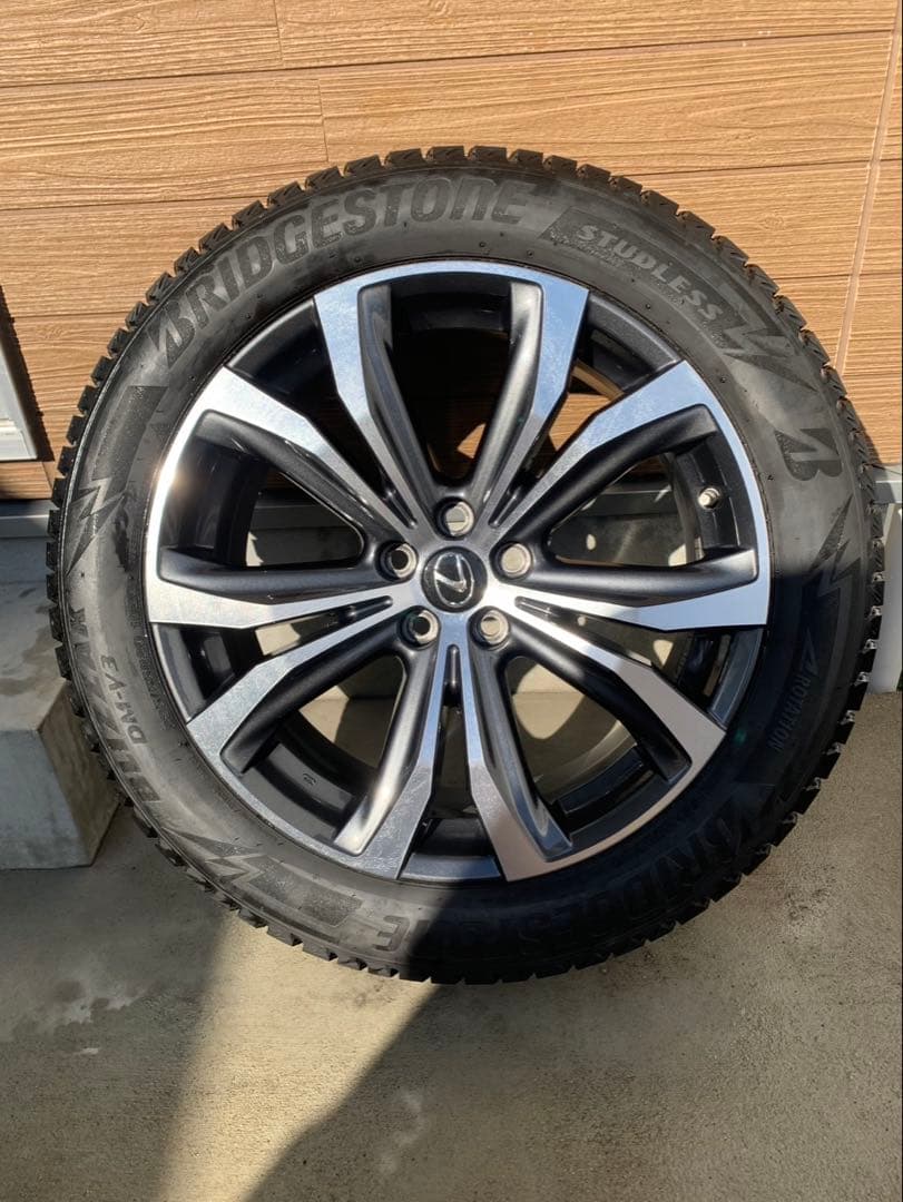 ブリヂストン スタッドレスタイヤ 20インチ ホイールセット　レクサスRX純正