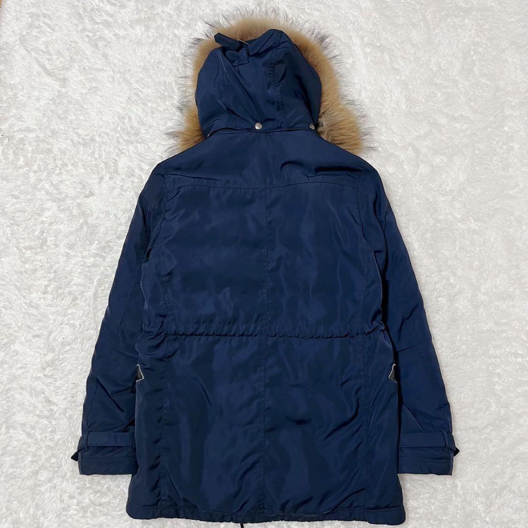 nano・universe 西川ダウン N-3B モッズコート L ネイビー