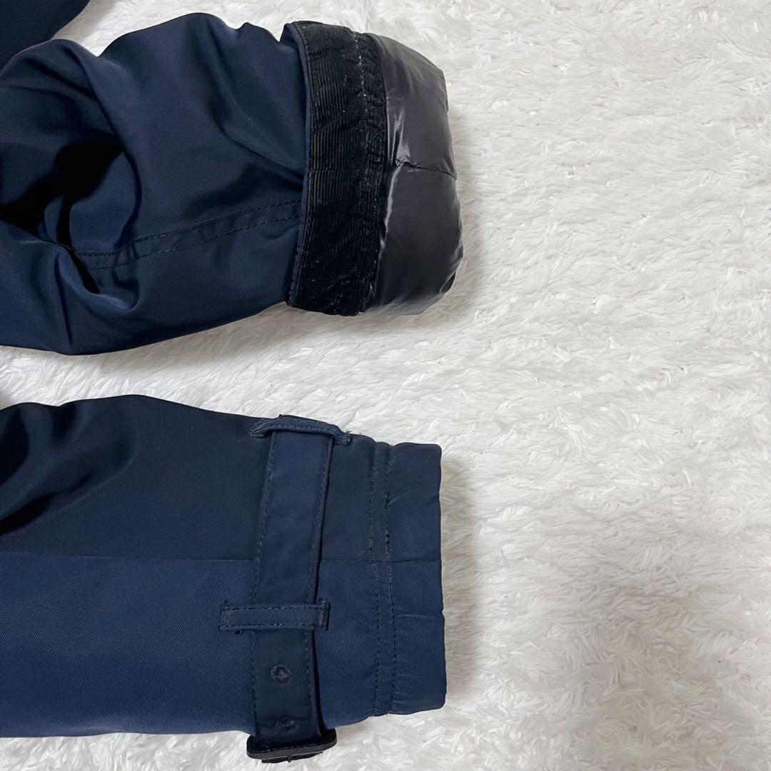 nano・universe 西川ダウン N-3B モッズコート L ネイビー