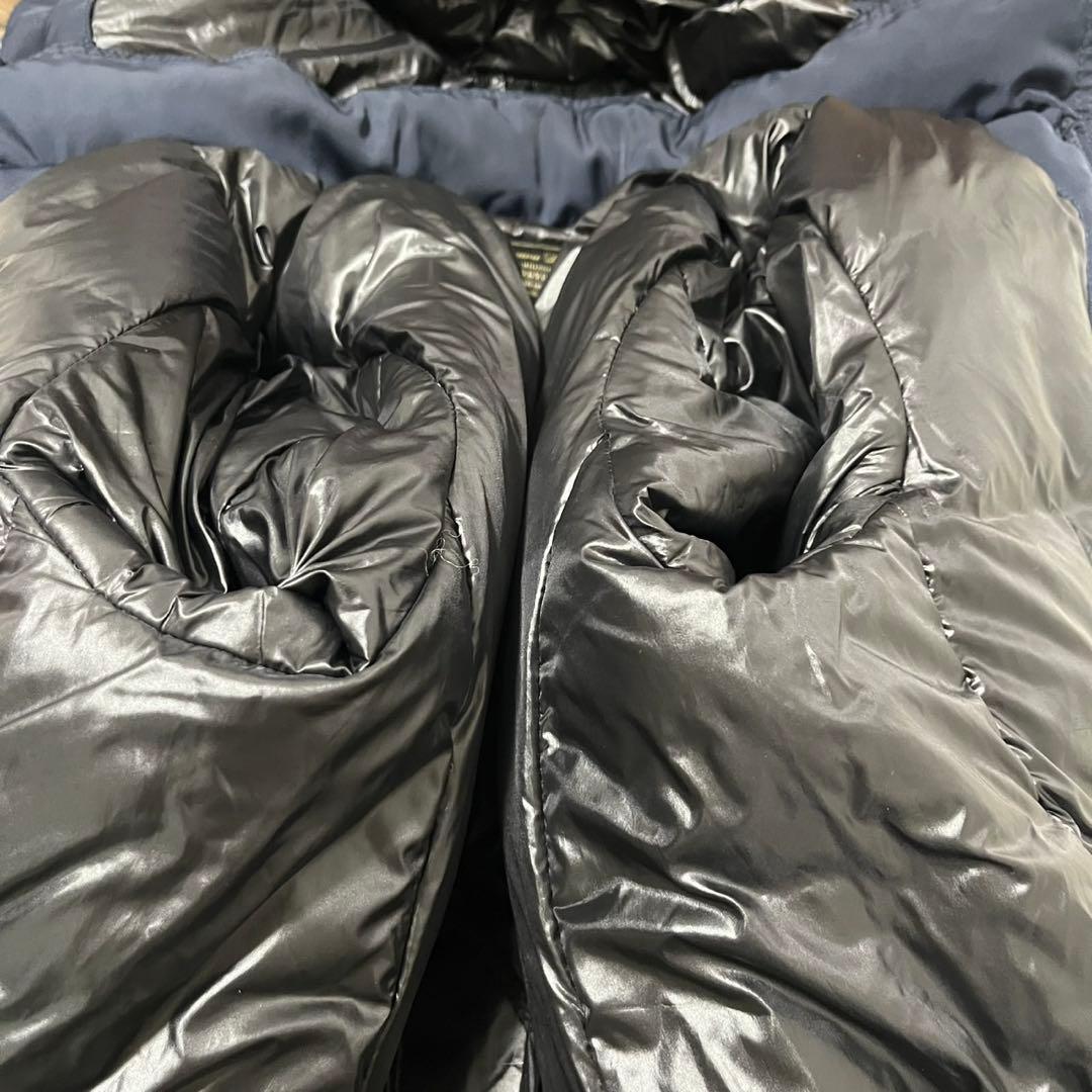 nano・universe 西川ダウン N-3B モッズコート L ネイビー