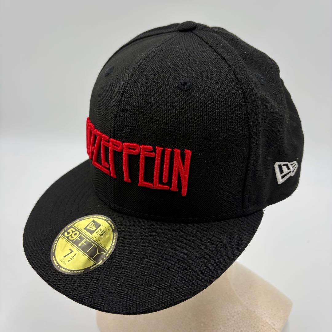【NEW ERA】ニューエラ キャップ 希少 レッド・ツェッペリン 刺繍ロゴ