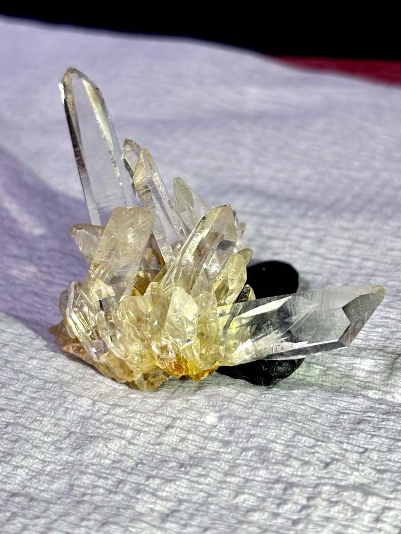 【超希少】天然ヒマラヤ水晶 (インド/サインジ産) 原石 鉱物標本 レア産地