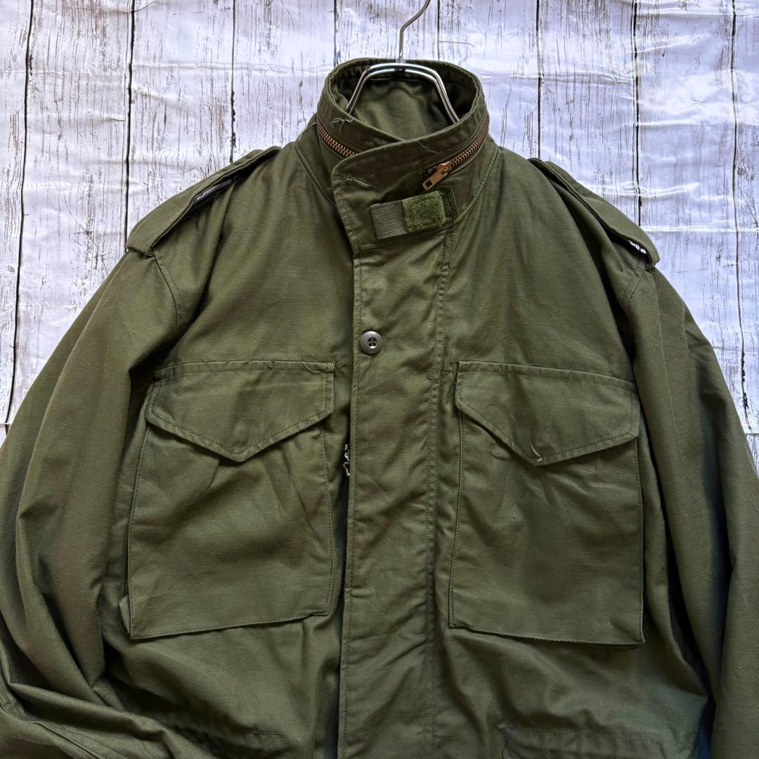 80s 米軍実物 ALPHA M-65 フィールドジャケット 3rd
