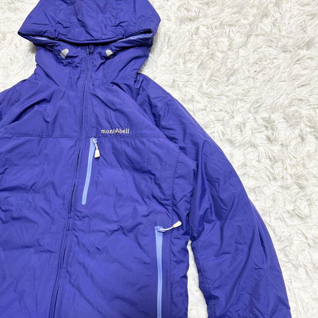 Montbell モンベル ダウンジャケット コロラドパーカー リバーシブル 青