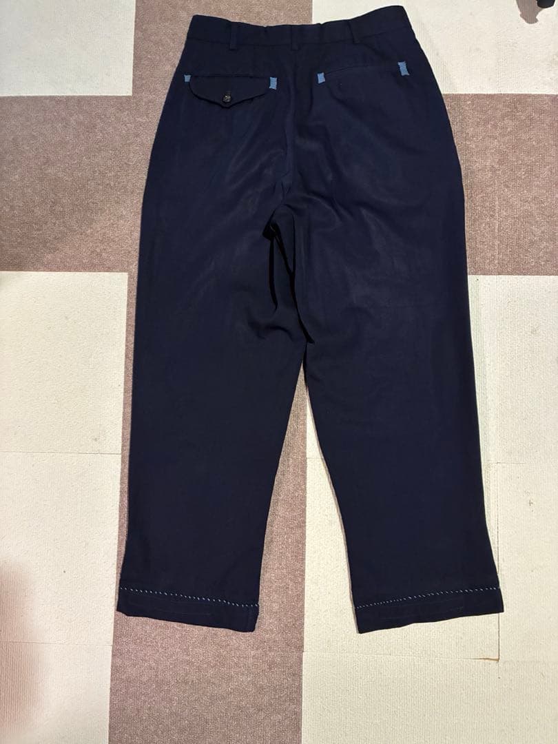 COMME des GARÇONS homme plus ネイビー スラックス