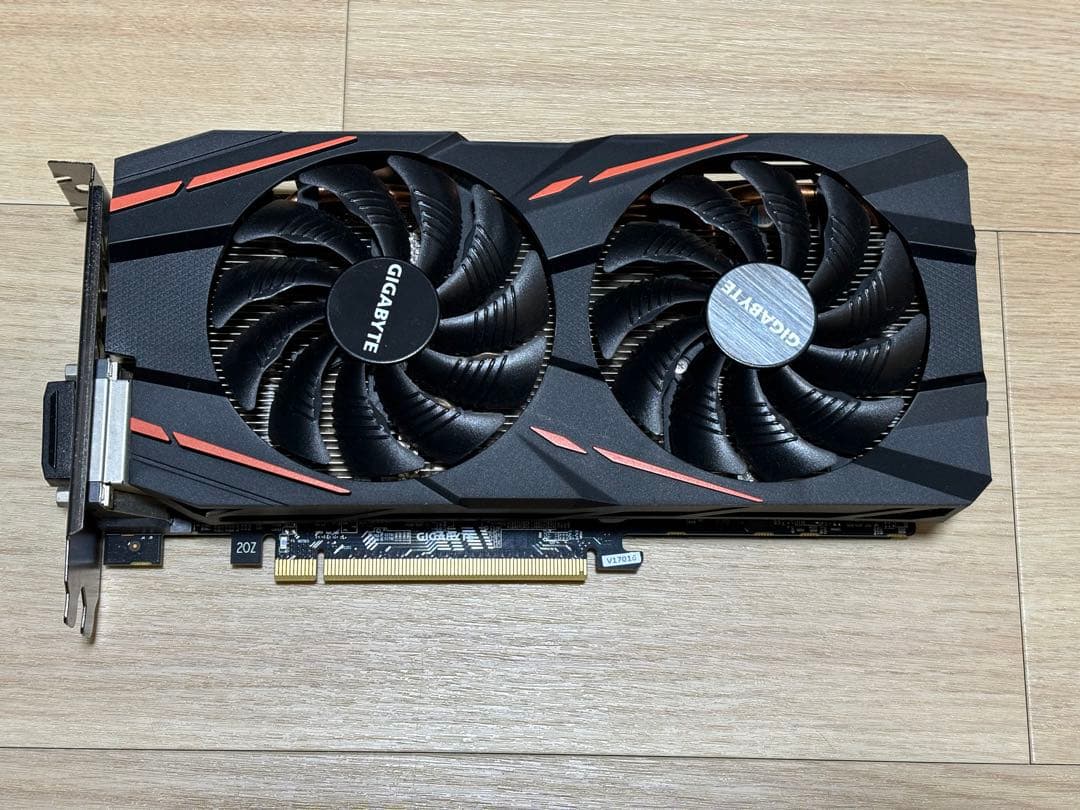 GIGABYTE RX570 グラフィックボード デュアルファン