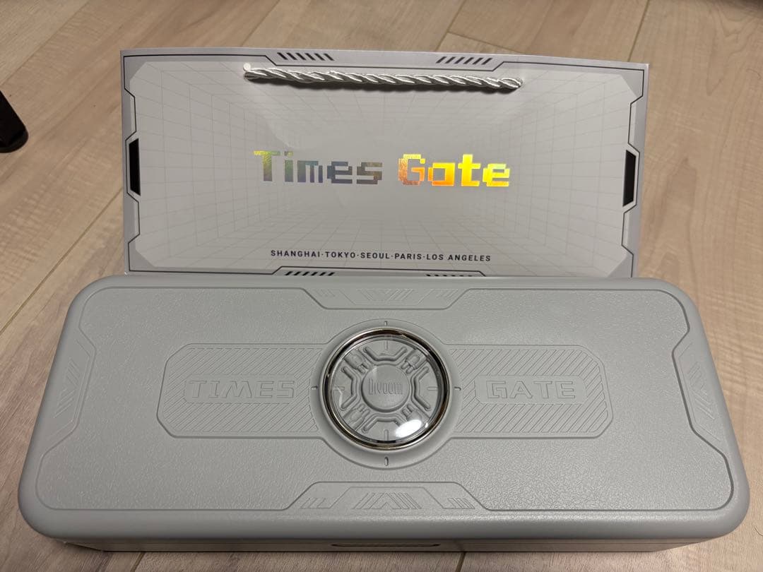 Divoom Times Gate デジタル時計 シルバー