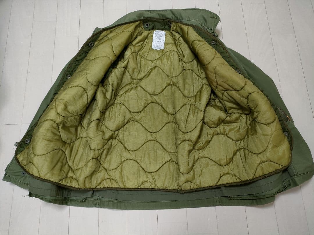 M-65 80〜90s ALPHA社製 USA製 S/R 実物同規格 極美品