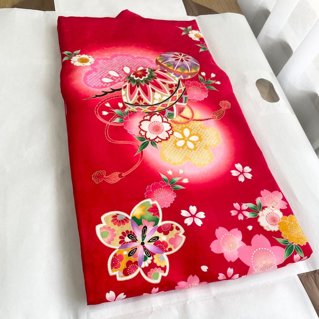 宮詣り 女の子　正絹　初着 産着 着物