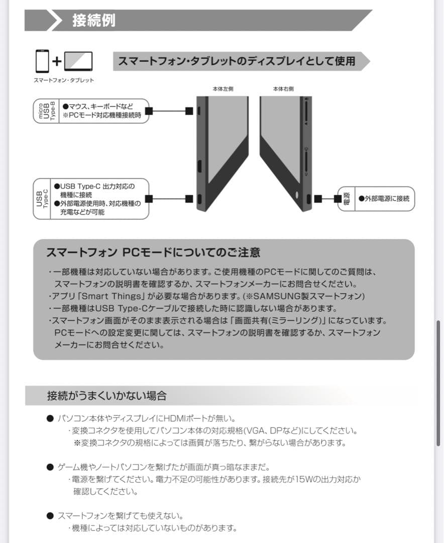 【新品未使用】15.6インチ　ポータブル　1920×1080 ゲーミングモニター
