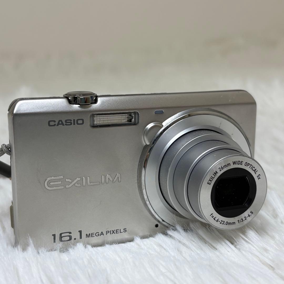 CASIO カメラ　エクシリム　EX-ZS12 シルバー　コンデジ　動作品