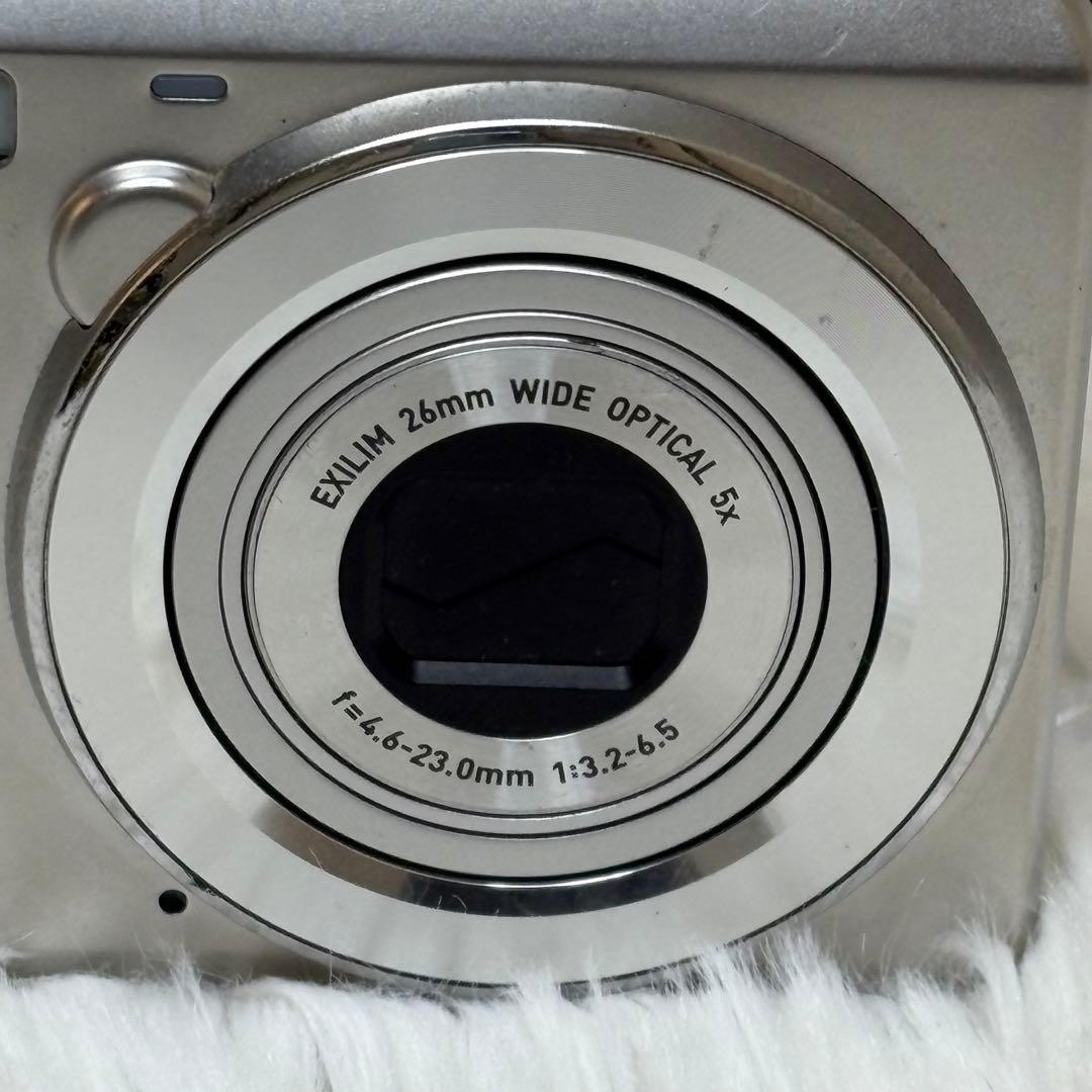 CASIO カメラ　エクシリム　EX-ZS12 シルバー　コンデジ　動作品