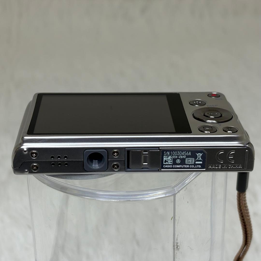 CASIO カメラ　エクシリム　EX-ZS12 シルバー　コンデジ　動作品