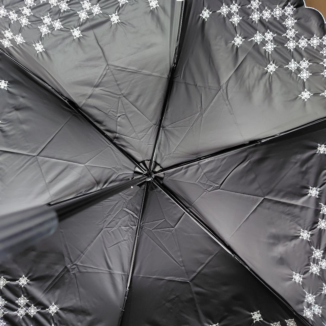 【新品！タグ付】アンテプリマ　サマーシールド　二つ折日傘　黒