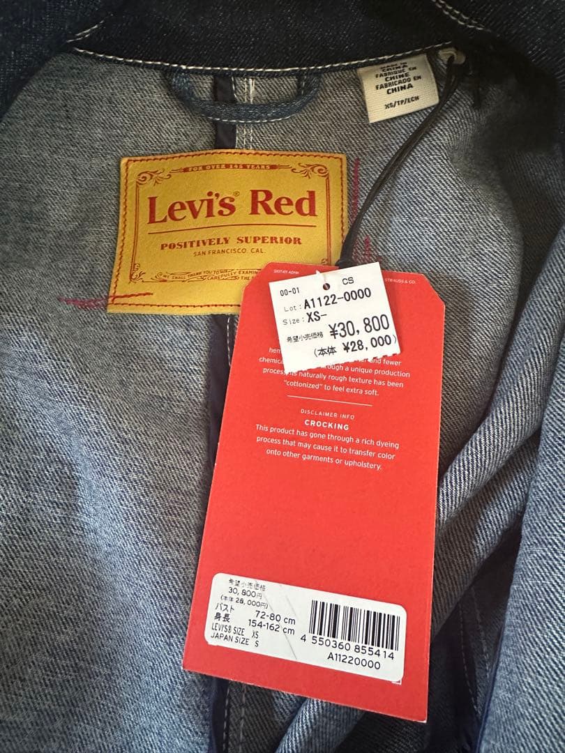 大幅に値下げします！新品　LEVI’S RED 2021 デニム トレンチコート