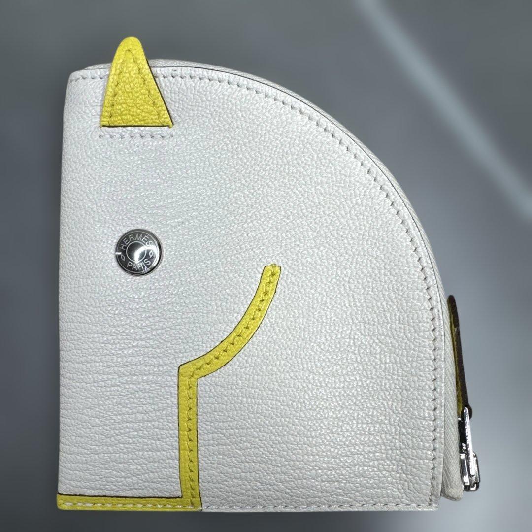 美品　エルメス HERMES ケース パドック 馬　財布　ナタ